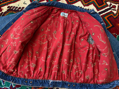 Vintage 90s Mr Wrangler Padded Denim Jacket