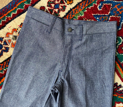 Vintage 1970s Jei Jei Deadstock Bell Bottom Jeans W30