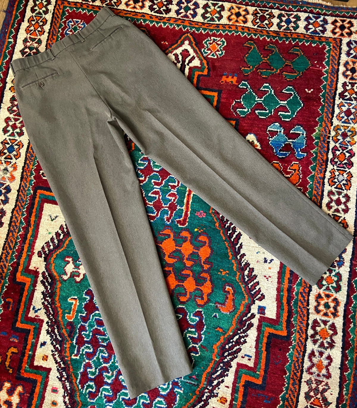 Vintage 1980s Beige Levi's Action Slacks Trousers W32/L33