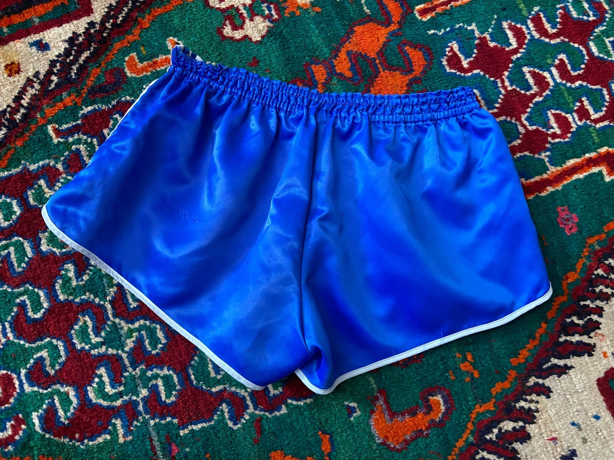 Vintage 1980s Blue Adidas Sprinter Shorts