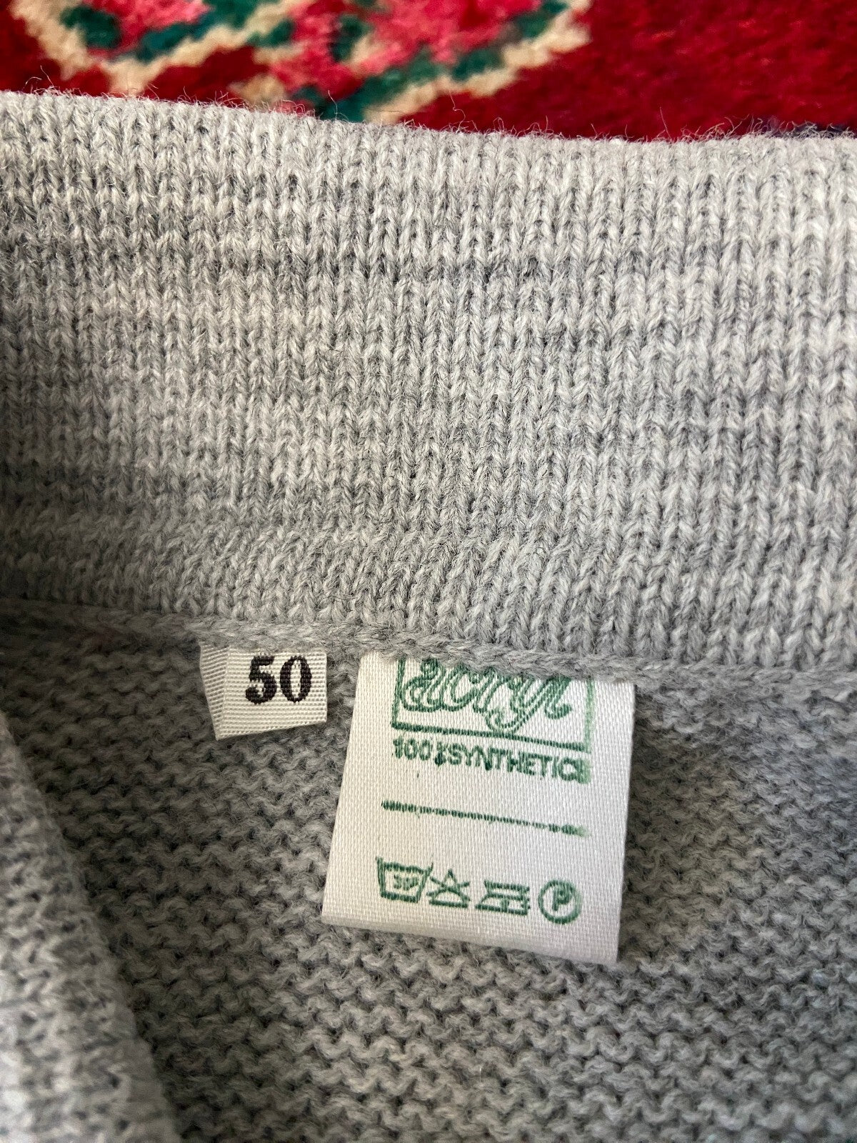 Vintage 1970s Italian Collared Jumper