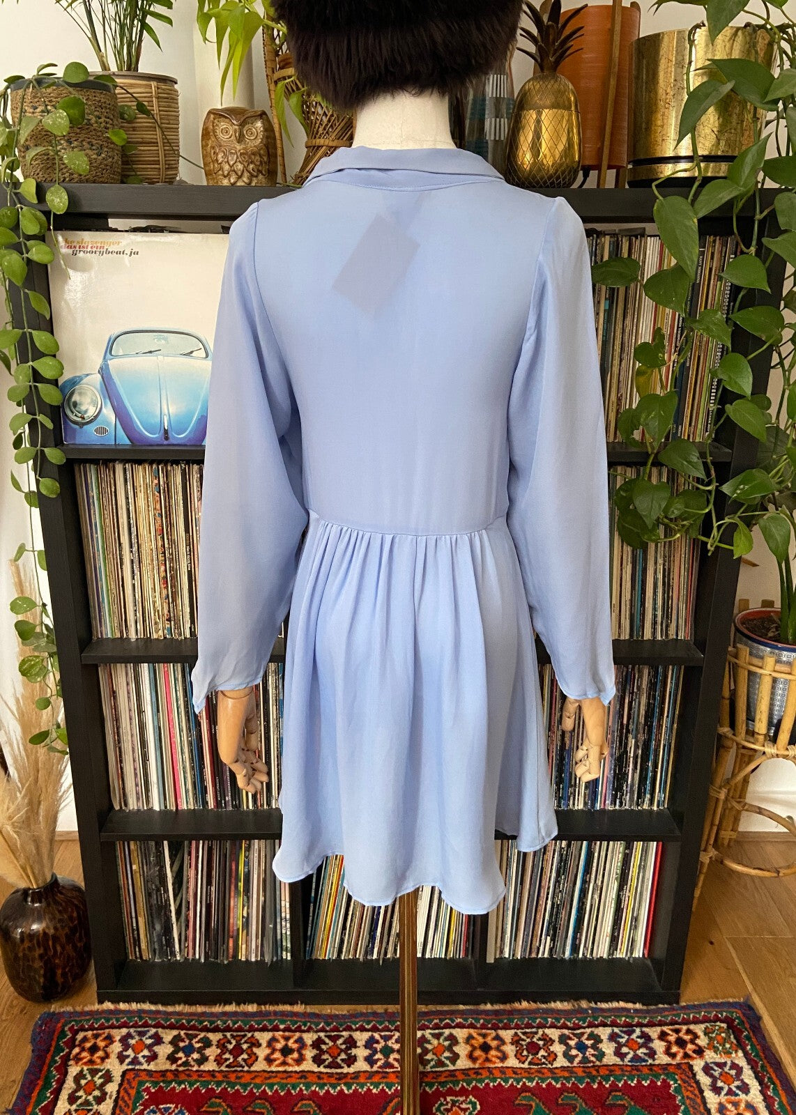 Shape Shiftr Powder Blue Mini Dress