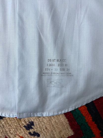 Vintage 1970s Baby Blue Shirt