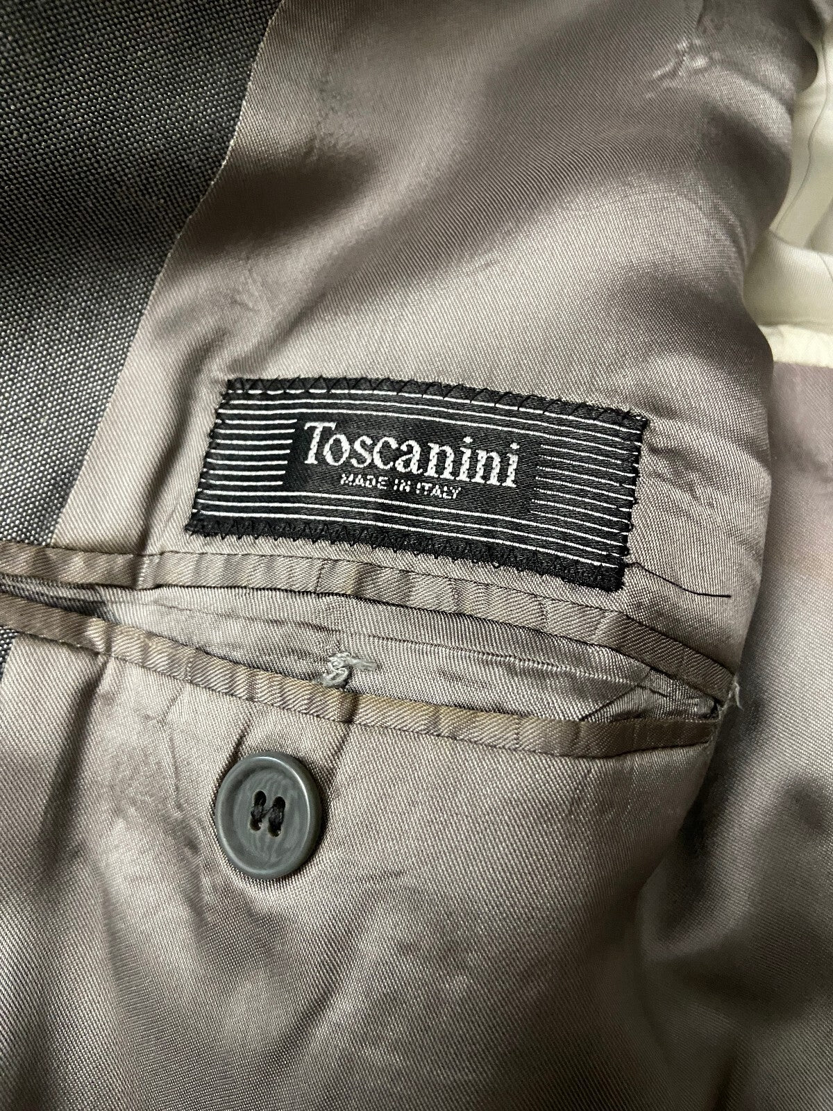 Vintage 1980s Italian Peak Collar Blazer Jacket