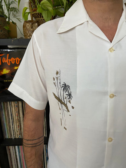 Vintage 1960s New Caledonia Tropical Shirt