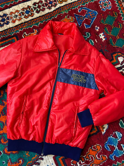 Vintage 1980s Benning Olio Fiat Puffer Jacket