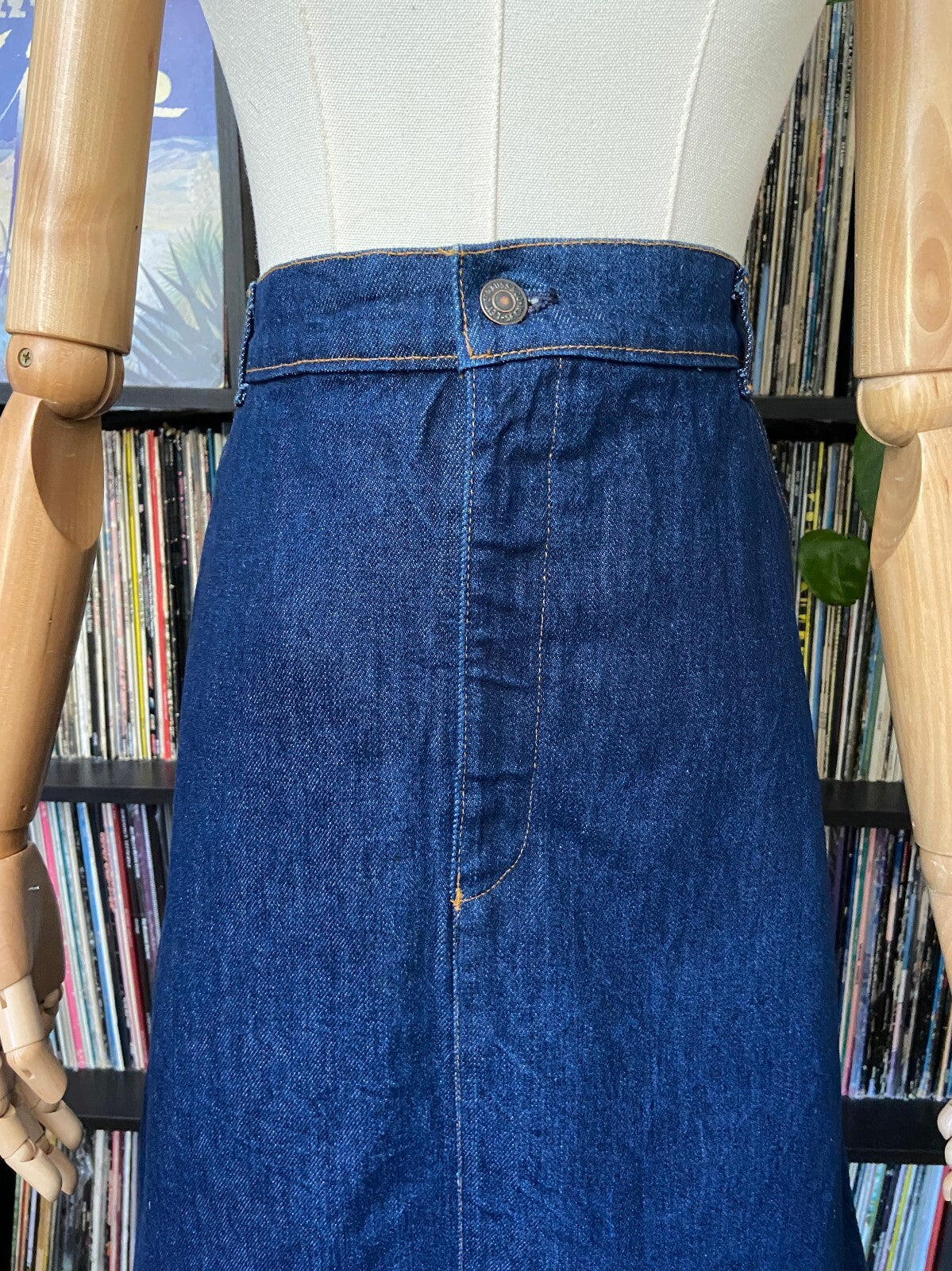 Vintage 1980s Levis Orange Tab Denim Skirt