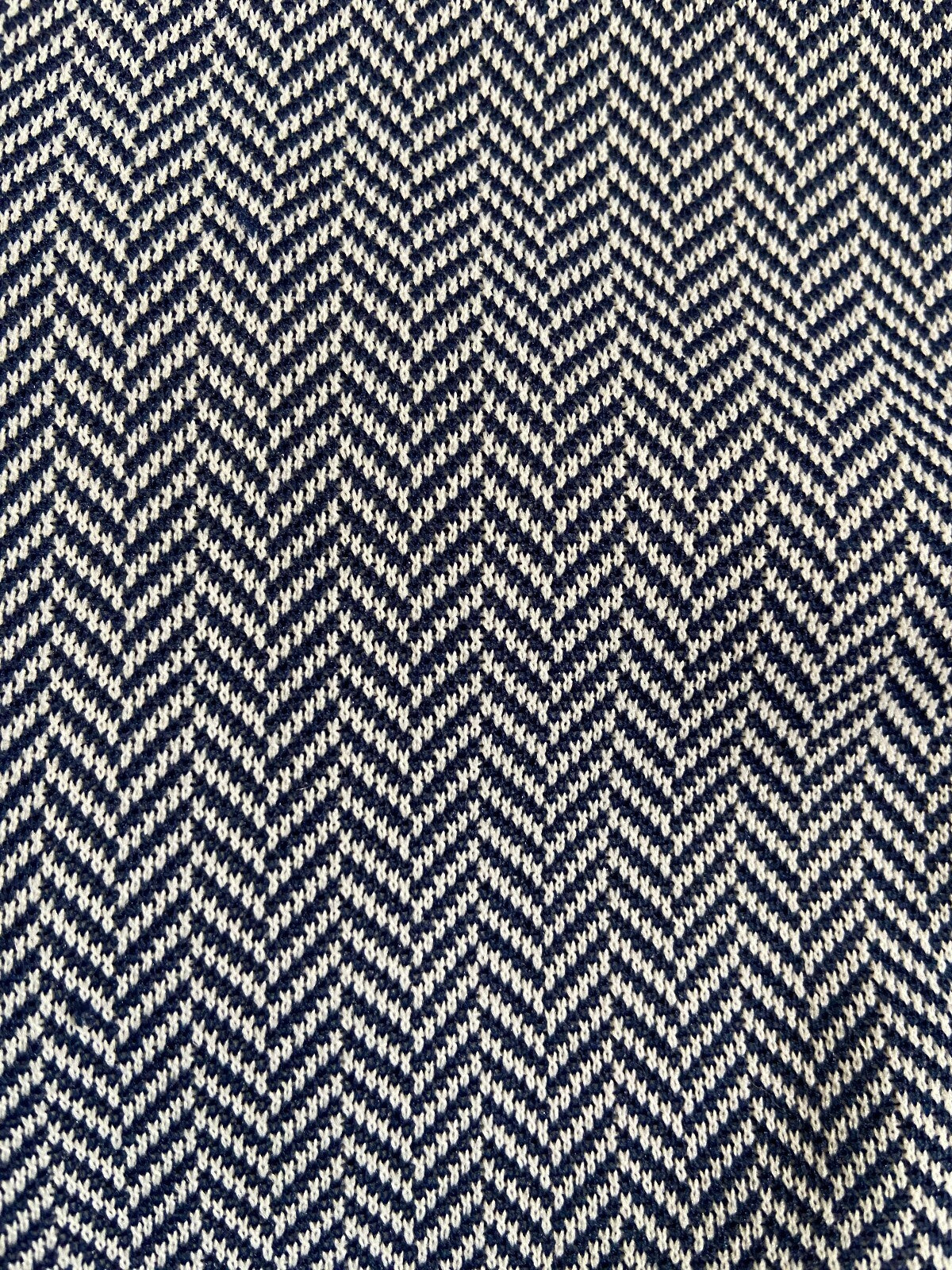 Vintage 1960s Navy & White Cropped Jacket