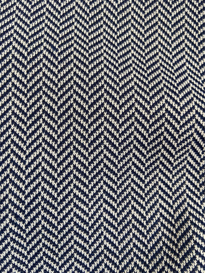 Vintage 1960s Navy & White Cropped Jacket