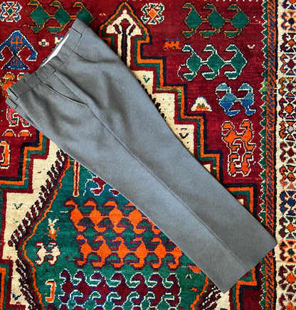Vintage 1970s Grey Tesco Trousers W34 / L26