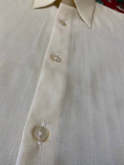 Vintage 1970s Beige Bulgarian Deadstock Shirt