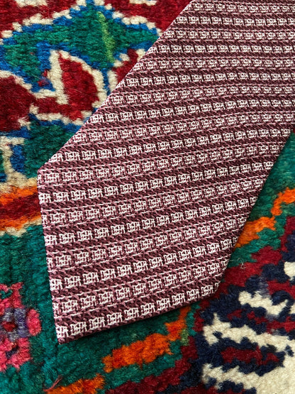 Vintage 1980s Japanese Pink Silk Tie