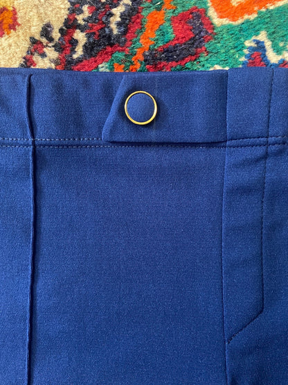 Vintage 1970s Navy Seamed Erima Swim Shorts