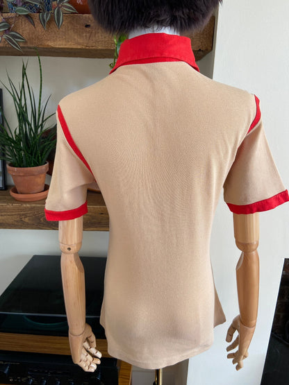 Vintage 1970s Rare Marlboro Andrea De Adamich Polo Top