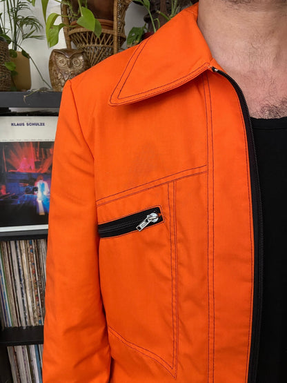 Vintage Orange 1977 DTSB Sports Jacket