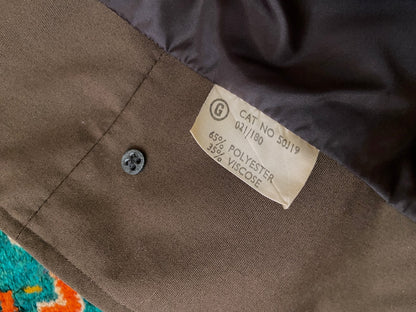 Vintage 1970s Chocolate Brown Baker Street Raincoat