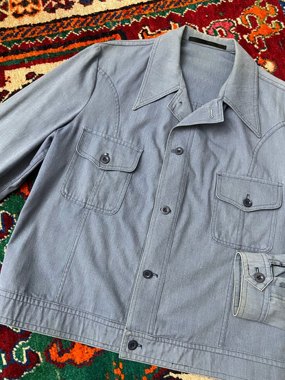 Vintage 1970s St Michael Dagger Collar Denim Jacket