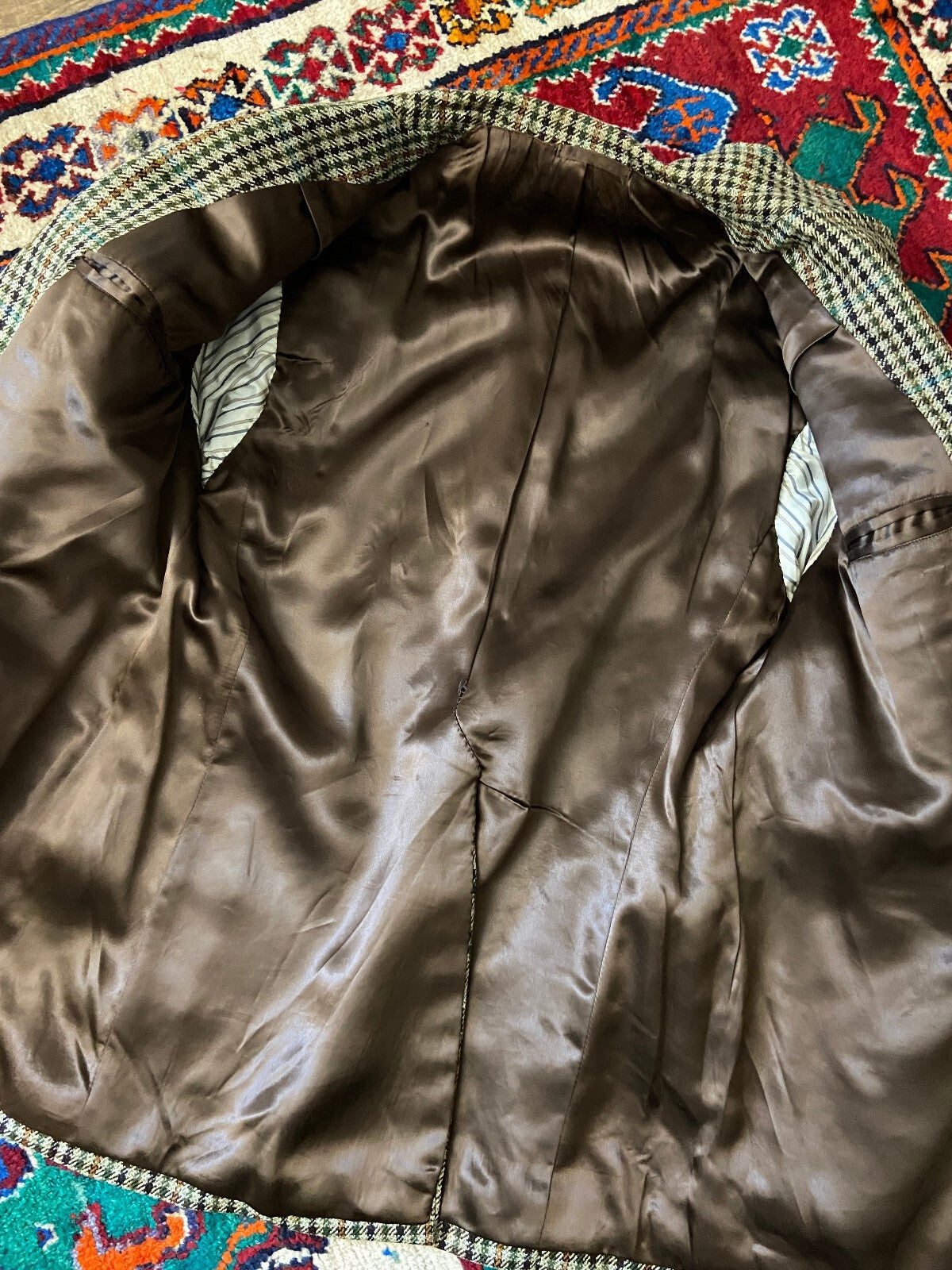 Vintage 1970s Gun Club Tweed Hunting Blazer Jacket