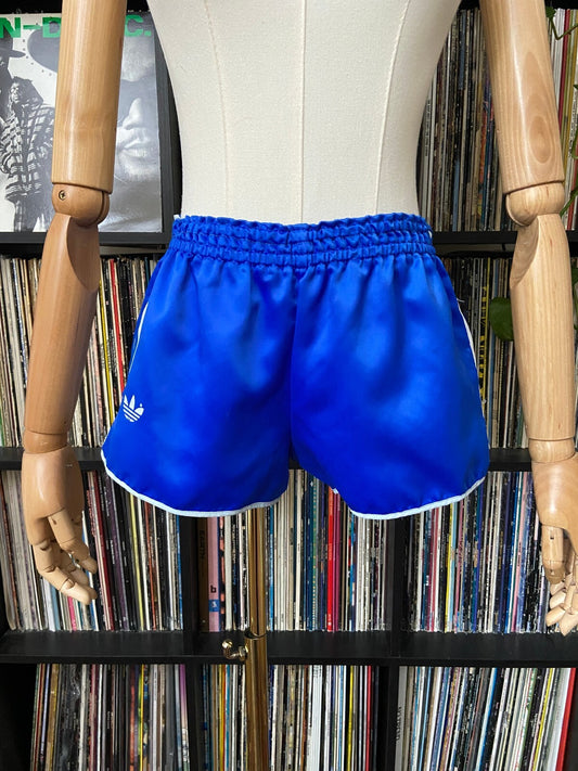 Vintage 1980s Blue Adidas Sprinter Shorts