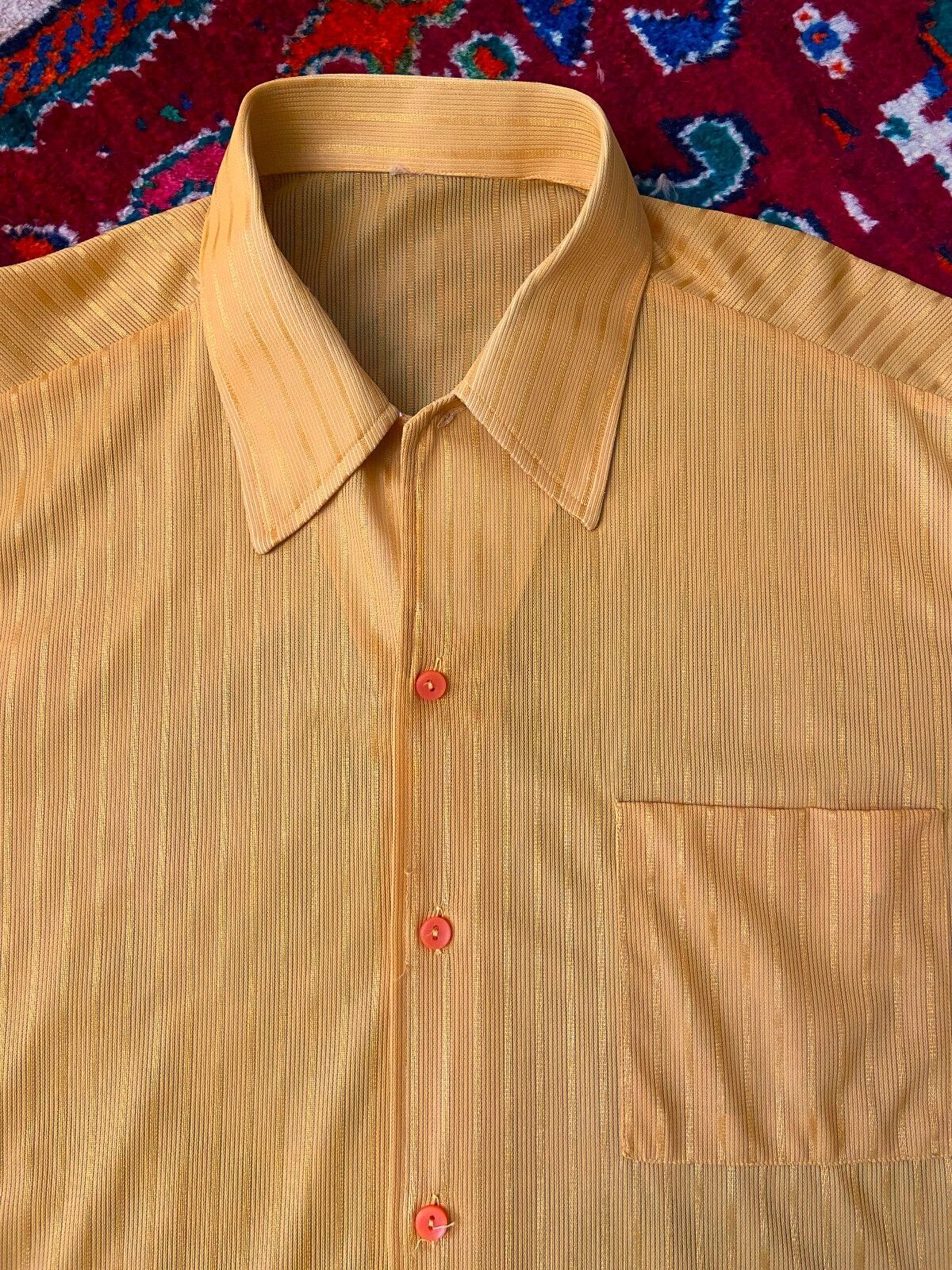 Vintage 1970s Golden Yellow Shirt