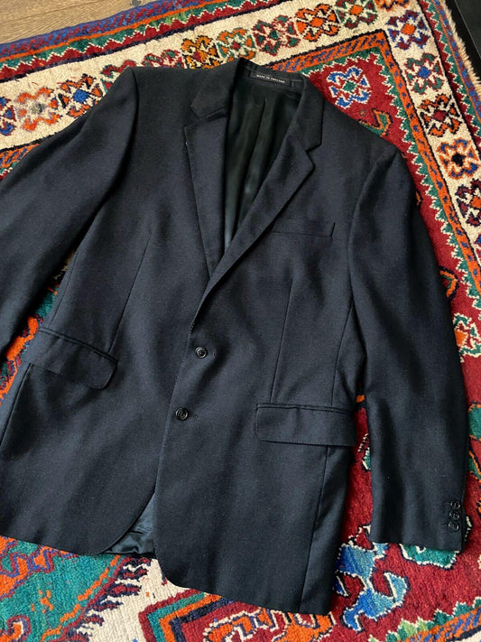 Vintage 1970s Black Burton Blazer Jacket