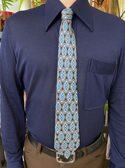 Vintage 1970s Christian Dior Silk Tie