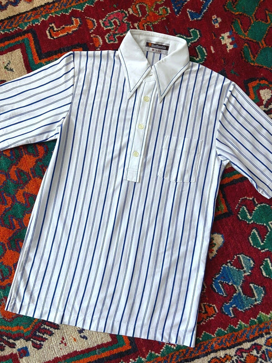 Vintage Japanese 1970s Jersey Polo Top