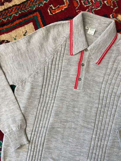 Vintage 1970s Italian Collared Jumper