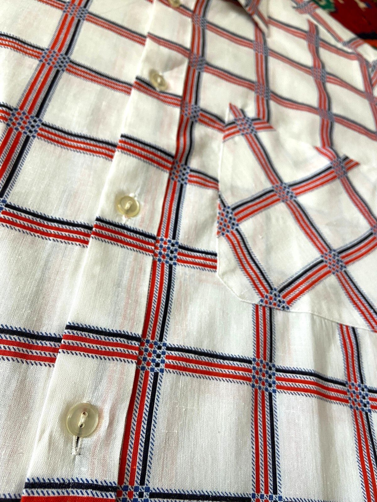 Vintage 1970s Patterned Deadstock Shirt