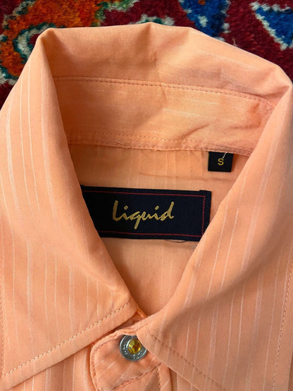 Vintage 1980s Peach Western Shirt
