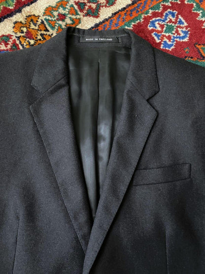 Vintage 1970s Black Burton Blazer Jacket